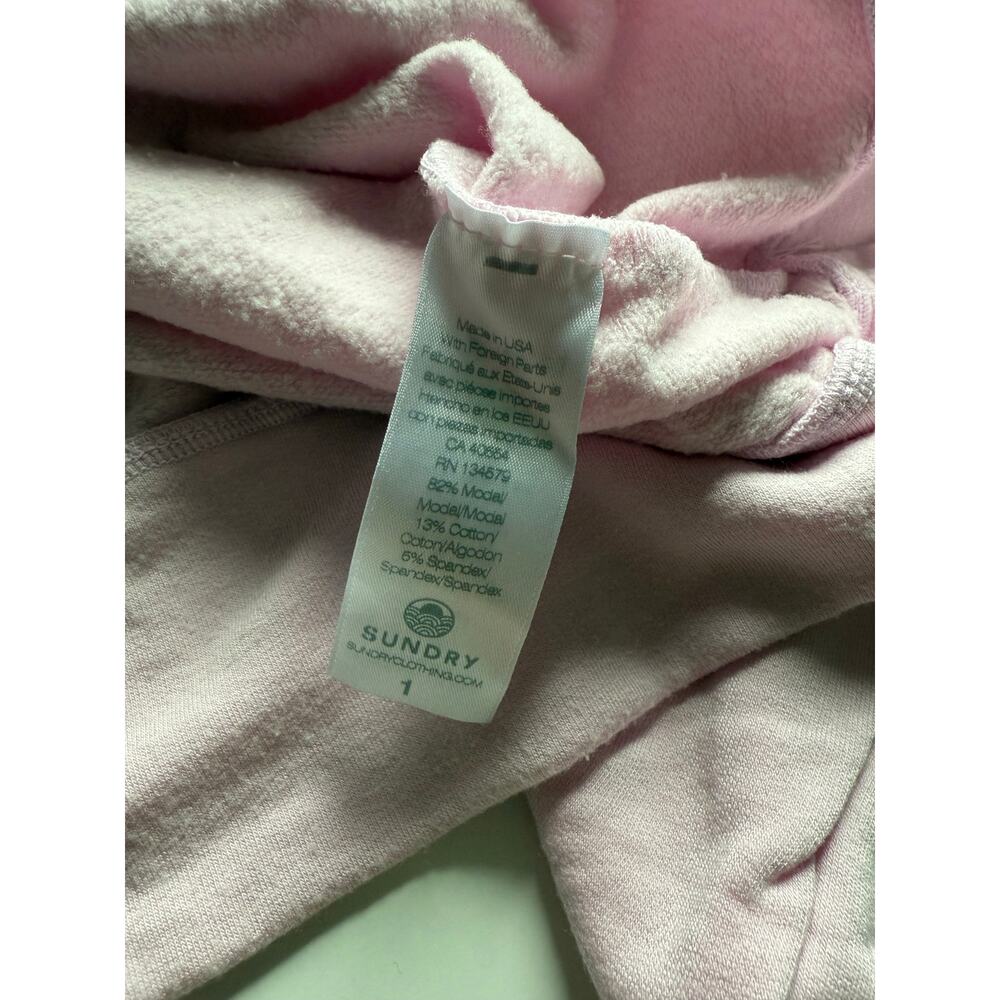 $124 New Sundry Raglan Sweatshirt - Pink - Small - Picture 8 of 10